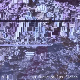 Cubierta de Ay: un horizonte de la ciudad reflejado en fallos pixelados